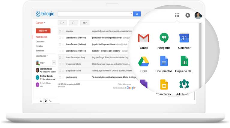 Aplicaciones Google - Trilogic